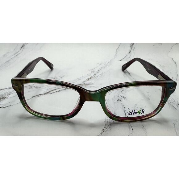 DB4K By Europa- Kids Eyeglasses- Retro C3-Multi Color-Size 46-16-125-New w/Case - Picture 2 of 9